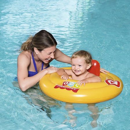 Надувные водные ходунки 69см "Fisher Price" со спинкой, до 1 года, Bestway 93518 BW