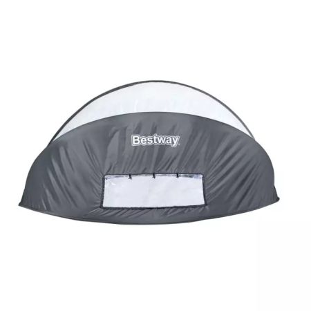 Каркасный бассейн Steel Pro Max 366х122см, 10250л, с навесом, фил.-насос 2006л/ч, лестница, тент, Bestway 5619K BW