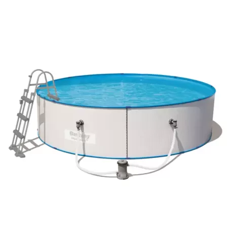 Стальной бассейн Hydrium Splasher Pool Set 360х90см, 8648л, фил.-насос 2006л/ч, лестница, Bestway 56377 BW