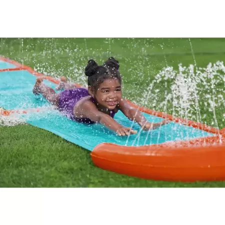 Водная дорожка 488см "StompBlast Single Slide" однополосная, от 3 лет, Bestway 52718 BW