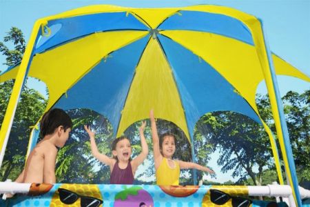 Каркасный бассейн My First Pool 244х51см с навесом, 1688л, Bestway 56432 BW