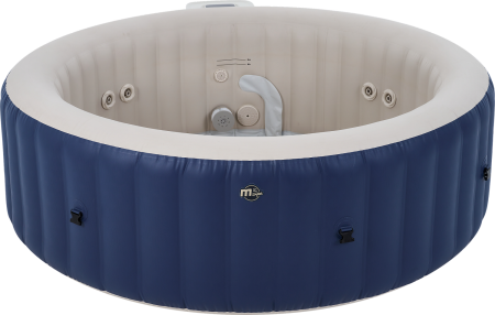 СПА-бассейн 204х70см "Indigo" 930л, круглый, гидромассаж, аэромассаж(2 коробки A.B.), MSpa M-IN063W