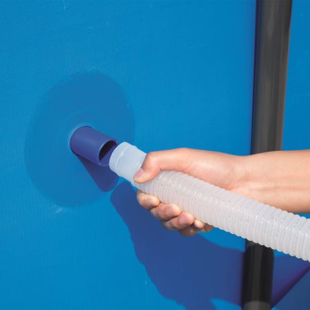 Песочный фильтр-насос 3785л/ч, резервуар для песка 9кг, фракция 0.45-0.85мм, Bestway 58495 BW