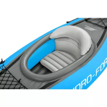 Надувной каяк "Cove Champion X1" 275x81см, алюм.весло 230см, насос, до 120кг, Bestway 65115 BW