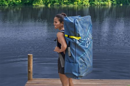 SUP-доска "Aqua Drifter " 335x84x15см , весло, рюкзак, лиш, 3 плавника, ремнабор, водонепроницаемый, Bestway 65392 BW