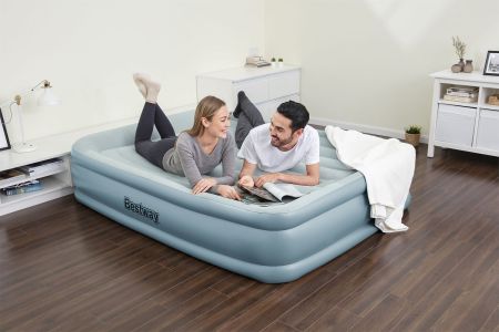 Надувная кровать 152х203х46см "Tritech" встр.нас. 220В Sleep Control, до 300кг, Bestway 67708 BW
