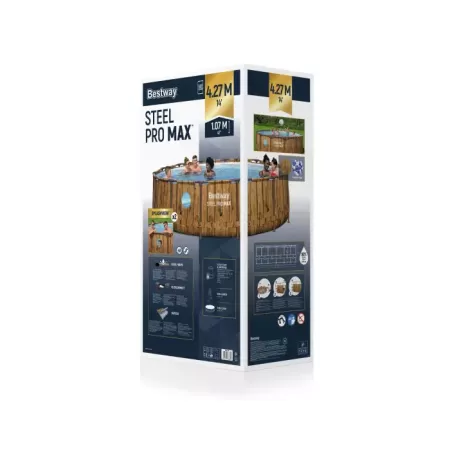 Каркасный бассейн Splashview Pool 427х107см, фильтр-насос, лестница, тент, Bestway 561JM BW