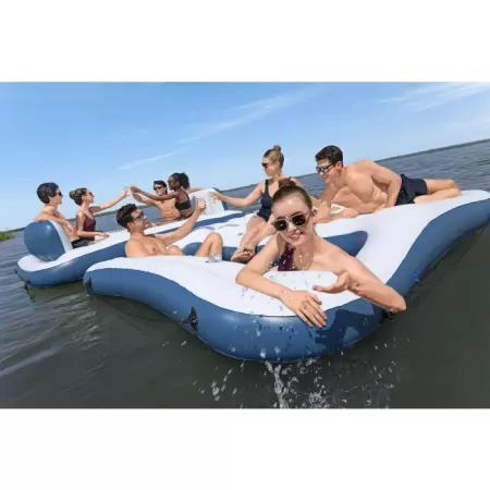 Надувной матрас-остров для плавания двойной 269х182х67см+268х234х30см , Bestway 43964 BW