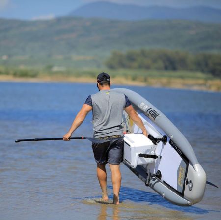 SUP-доска для рыбалки "Drift - Fishing iSUP" 330х97х15см, насос, весло с держ., лиш, киль, ремнабор,, Aqua Marina BT-20DRP