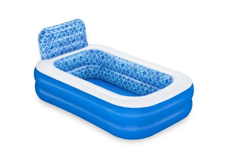 Детский надувной бассейн 229x152x96см "Waterfall Oasis", с разбрызгивателем, 702 л, от 6 лет, Bestway 54451 BW