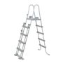 Каркасный бассейн Power Steel 671x132см "Камень" 40377л, фил.-нас. 9463л/ч, лестн., тент, Bestway 56889 BW