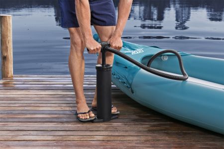 Надувная байдарка "Waypoint Elite X2" 382x101x35см, 2 весла, насос, Bestway 65167 BW