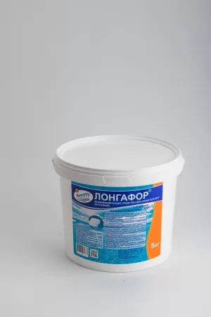 ЛОНГАФОР, 5кг ведро, табл.200гр, медленнорастворимый хлор для непрерывной дезинфекции воды, Маркопул Кемиклс М09