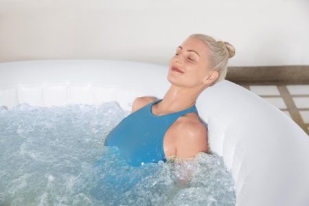 СПА-бассейн 132/180х66см "Cancun AirJet" 669л, круглый, аэромассаж, Bestway 60003 BW