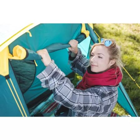 Палатка 4-местная (210+100)x240x130см "Activeridge 4" 2 слоя, 180Т polyester PU, 600мм, 110гр/м2 PE, Bestway 68091 BW