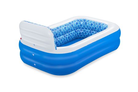 Детский надувной бассейн 229x152x96см "Waterfall Oasis", с разбрызгивателем, 702 л, от 6 лет, Bestway 54451 BW