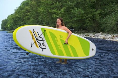 SUP-доска "Sea Breeze" 305х84х12см, насос, весло, лиш, ремнабор, сумка, до 120кг, Bestway 65340 BW