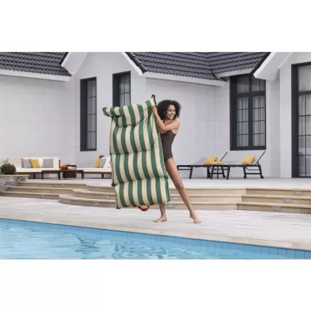 Матрас для плавания 183x90x20см "Everluxe" тканевый, с пенопластовыми шариками, Bestway 43913 BW