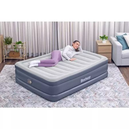 Надувная кровать 152х203х51см "Tritech Air" встр.насос 220В, до 300кг, Bestway 6713I BW