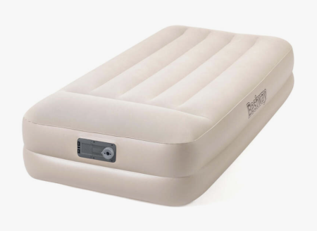 Надувная кровать 97х191х42см с подголовником, встр.насос 220В, до 150кг, Bestway 67694 BW