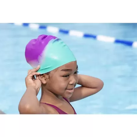 Шапочка для плавания "Lil'Color Wave Swim Cap" от 3 лет, 3 цвета, Bestway 26049 BW