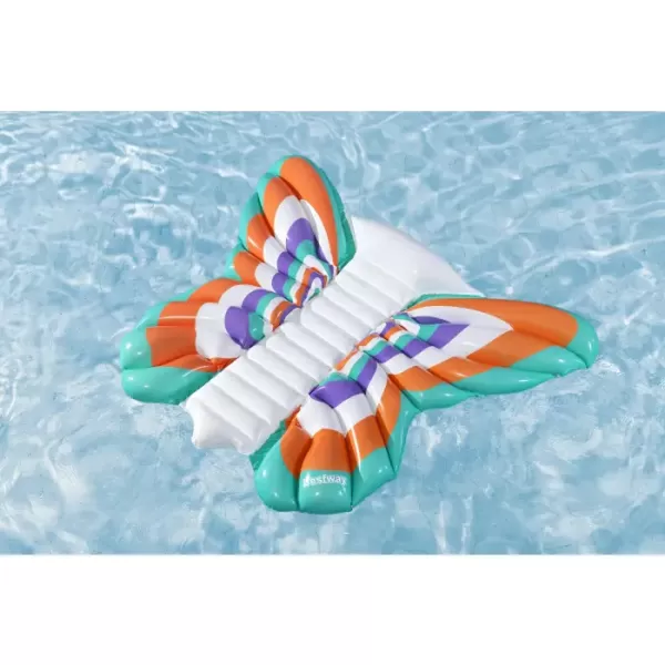 Надувной матрас-плот для плавания 193x176см Бохо Батерфляй, до 100кг, Bestway 43963 BW