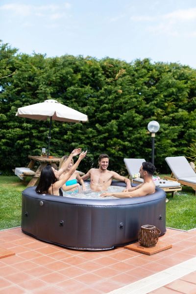 СПА-бассейн 185х185х68см "Otium" 930л, квадратный, гидромассаж, аэромассаж, MSpa M-OT062