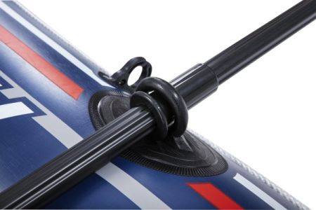 Надувная лодка "Treck X2" 255х127см, вёсла 62015, насос 62023, до 225кг, Bestway 61068 BW