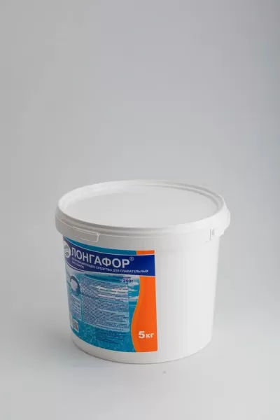 ЛОНГАФОР, 5кг ведро, табл.200гр, медленнорастворимый хлор для непрерывной дезинфекции воды, Маркопул Кемиклс М09