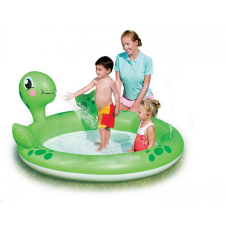 Игровой бассейн 180х152х66см "Черепаха" с разбрызгивателем, 135л, Bestway 53042 BW
