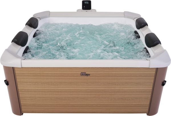 СПА-бассейн 160х160х65см "Oslo Amber" 850л, квадратный,  гидромассаж, аэромассаж.(4 коробки A.B.C.D), MSpa F-AM063W