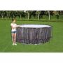 Каркасный бассейн Steel Pro Max 366х122см, 10250л, с навесом, фил.-насос 2006л/ч, лестница, тент, Bestway 5619K BW