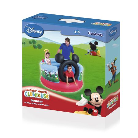 Игровой центр-батут 152х130см "Микки Маус" до 65кг, 3-6 лет, Bestway 91012 BW