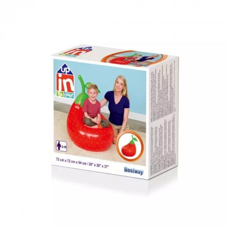 Надувное детское кресло "Фрукты" 3-10 лет, 3 вида, Bestway 75066 BW