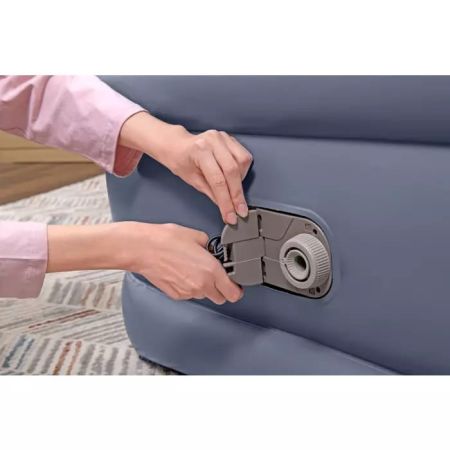 Надувная кровать 97х191х51см "Tritech Air" встр.нас. 220В, до 150кг, Bestway 6713G BW