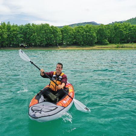 Надувной каяк "Memba-330" 330x90см, весло, сиденье, киль, сумка, до 110кг, Aqua Marina ME-330