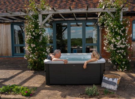 СПА-бассейн 180х180х65см "Oslo Plus", квадратный,  гидромассаж, аэромассаж.(4 коробки A.B.C.D), MSpa F-OS063WP