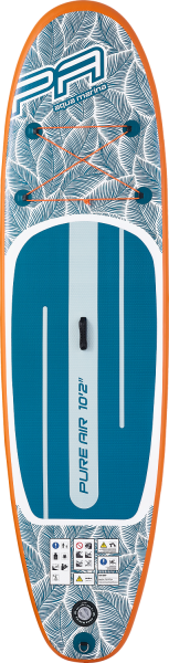 SUP-доска All-Round iSUP Tropic 10'6" 320х81х15см, насос, алюм. весло, лиш, киль, сумка, до 140 кг, Aqua Marina PA-25T320