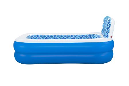 Детский надувной бассейн 229x152x96см "Waterfall Oasis", с разбрызгивателем, 702 л, от 6 лет, Bestway 54451 BW
