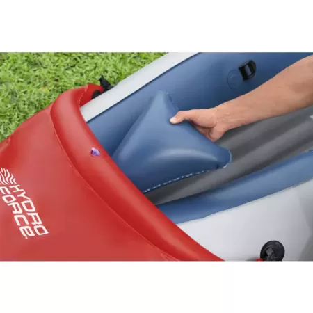 Надувной каяк "Kajak-Set Rapid X2" 321x100x44см, алюм.вёсла 230см, насос, до 220кг, Bestway 65077 BW