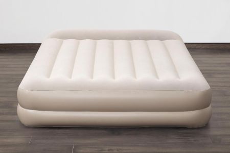 Надувная кровать 152х203х42см с подголовником, встр.насос 220В, до 300кг, Bestway 67696 BW