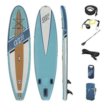 SUP-доска "Aqua Drifter " 335x84x15см , весло, рюкзак, лиш, 3 плавника, ремнабор, водонепроницаемый, Bestway 65392 BW