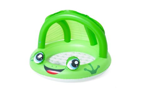 Детский надувной бассейн 97х66см с навесом и надувным дном, 26л, от 2 лет, 2 вида, Bestway 52189 BW