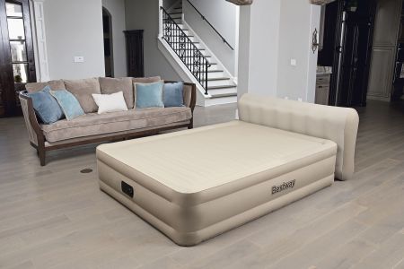 Надувная кровать 152х229х79см "Essence" со спинкой, встр.нас. 220В, до 300кг, Bestway 69019 BW