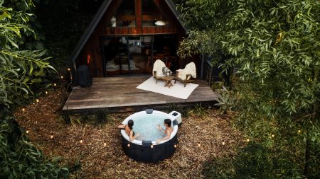 СПА-бассейн 182х70см "Denver", круглый, гидромассаж, аэромассаж.(4 коробки A.B.C.D), MSpa F-DE066W