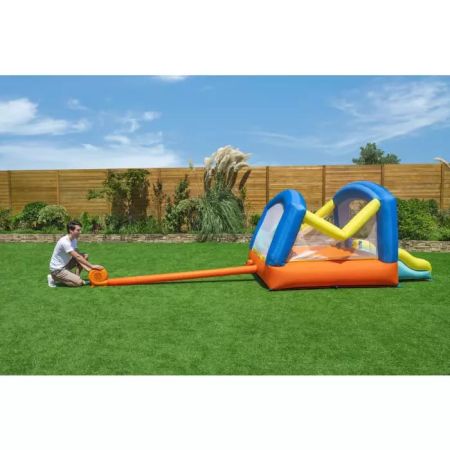 Игровой-центр 289х213х173см "Mega bouncer" с горкой и мячами, до 179 кг, от 3 лет, Bestway 53427 BW