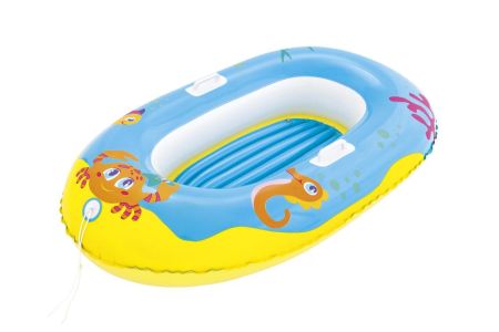 Надувная лодочка 137х89см "Крабики" 3-6 лет, Bestway 34009 BW
