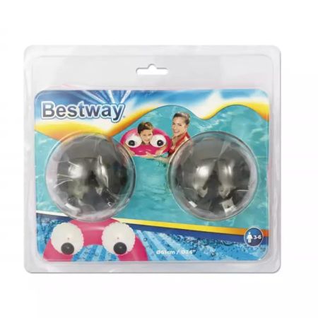 Надувной круг 61см "Глазастики" 3-6 лет, 3 цвета, Bestway 36114 BW