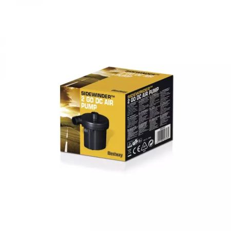 Насос электрический 12В, от прикуривателя, 3 насадки в комплекте, Bestway 62097 BW