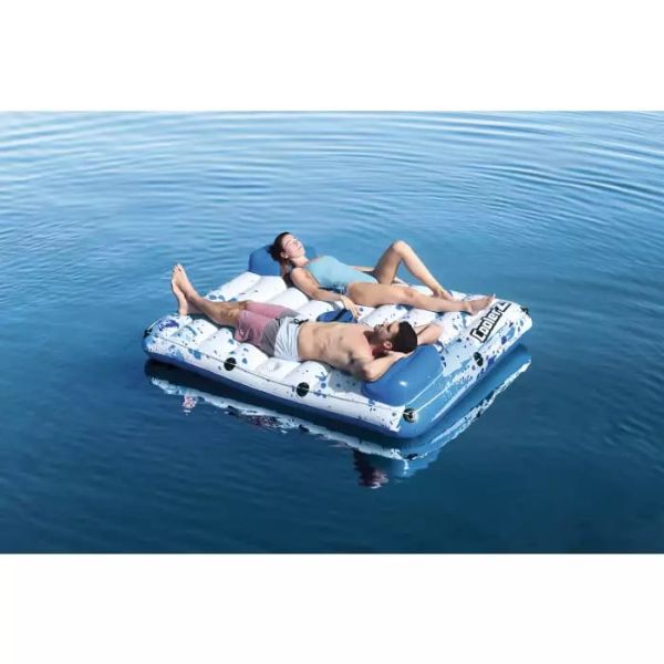 Надувной матрас-шезлонг для плавания 222х175см для двоих, с термосумкой, Bestway 43119 BW